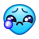 Эмодзи ᯤ Alien Emoji 😢