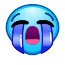 Эмодзи ᯤ Alien Emoji 😭