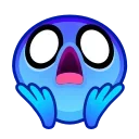Стікер ᯤ Alien Emoji 😱