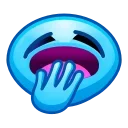 Стікер ᯤ Alien Emoji 🥱