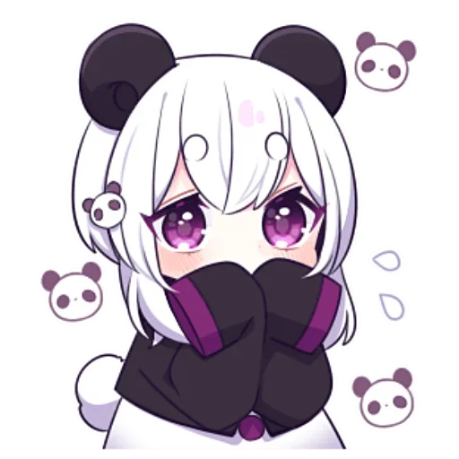 Panda Girl emoji 🙊