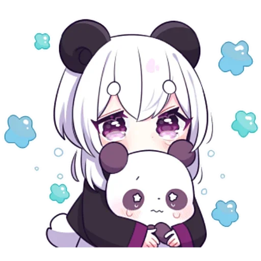 Telegram Sticker «Panda Girl» ☺️