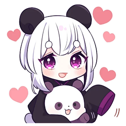 Panda Girl emoji 🥰