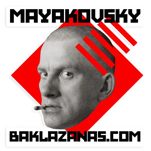 Telegram stickers Mayakovsky