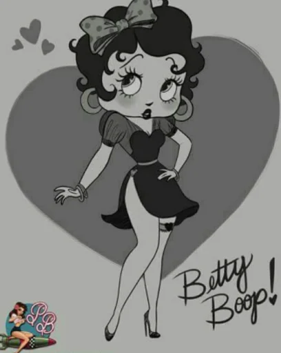 Modern Betty Boop stiker 😊