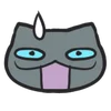 Емодзі Telegram «Creepy Cat» 🐱