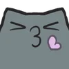 Telegram emojisi «Creepy Cat» 🐱