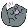 Емодзі Telegram «Creepy Cat» 🐱