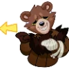 Telegram emoji «Медвежутка» 👈