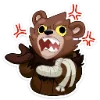Telegram emoji «Медвежутка» 😡
