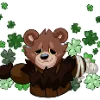 Telegram emoji «Медвежутка» 🍀