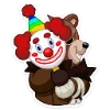 Telegram emoji «Медвежутка» 🤡