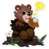Telegram emoji «Медвежутка» 🤔