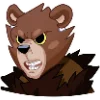 Емодзі Telegram «Медвежутка» 😠