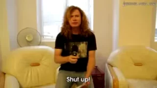 Стикер Dave Mustaine 🖕