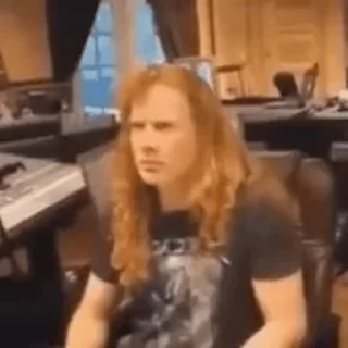 Стікер Dave Mustaine 🤨