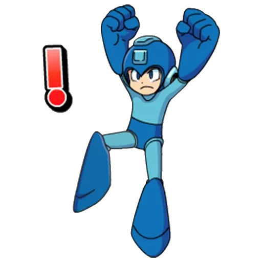 Mega Man emoji 😕