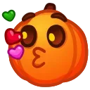 Meme Pumpkins stiker 😘