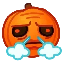 Meme Pumpkins stiker 😤
