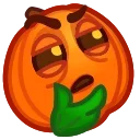 Стикер Meme Pumpkins 🤔