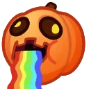 Meme Pumpkins sticker 🌈