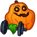 Стикер Meme Pumpkins 💪