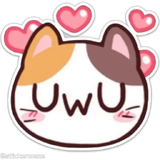 Meong the Meme Cat sticker 🥰