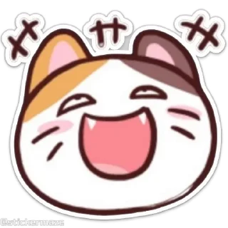 Meong the Meme Cat emoji 🤤