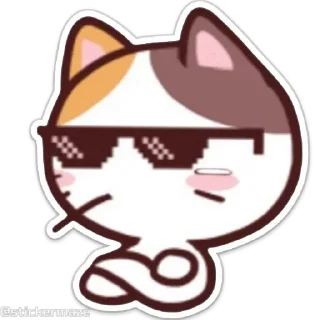 Стікер Meong the Meme Cat 😎