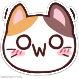 Meong the Meme Cat sticker 😳