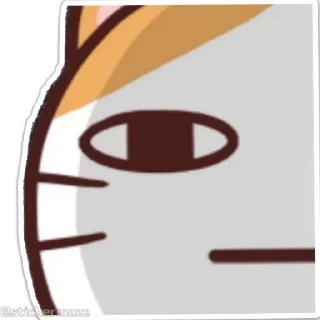 Meong the Meme Cat sticker 👀