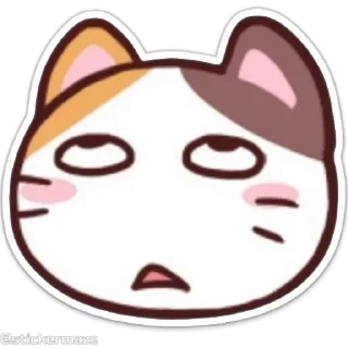 Meong the Meme Cat sticker 🙄