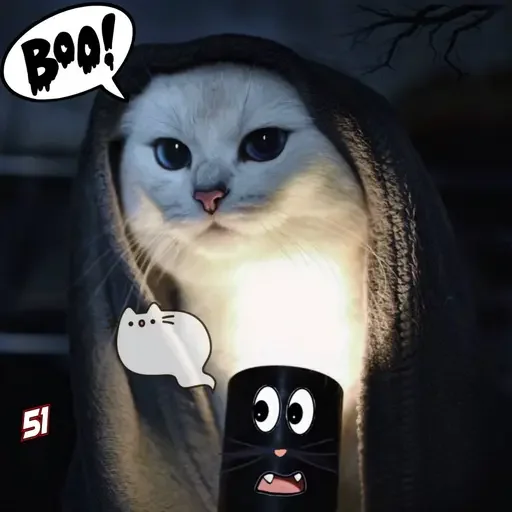 Telegram stiker «MeowBots 3» 👻