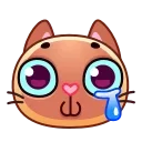 Meow Emoji emoji 🥲