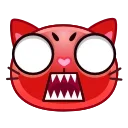Стикер Meow Emoji 😡