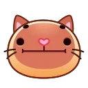 Стикер Meow Emoji 😐