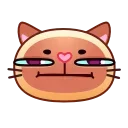 Стикер Meow Emoji 😑