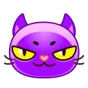 Meow Emoji emoji 😈