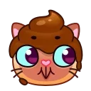 Стикер Meow Emoji 💩