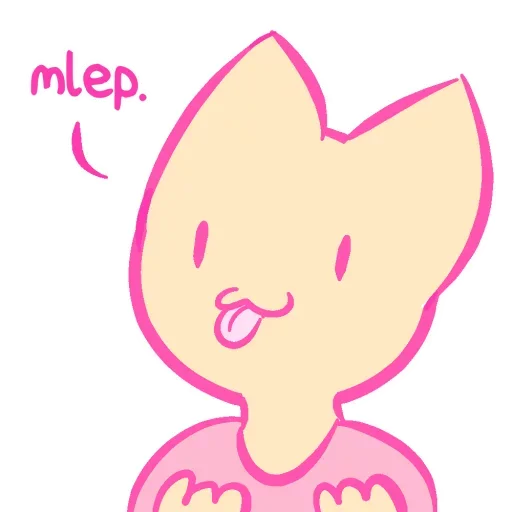 Telegram stiker «Meow» 😶