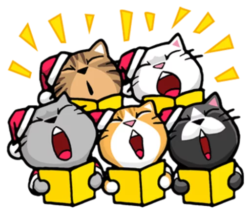 Meow ! Merry Christmas & Happy New Year  emoji 🎙