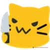 Telegram emojisi «Meowmoji» 🔪