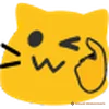 Telegram emojisi «Meowmoji» 😜