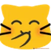 Telegram emojisi «Meowmoji» 🤭