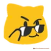 Telegram emojisi «Meowmoji» 😎