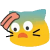 Meowmoji animated emoji 😨
