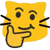 Meowmoji animated emoji 🤔