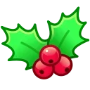 Merry Christmas emoji 🫐