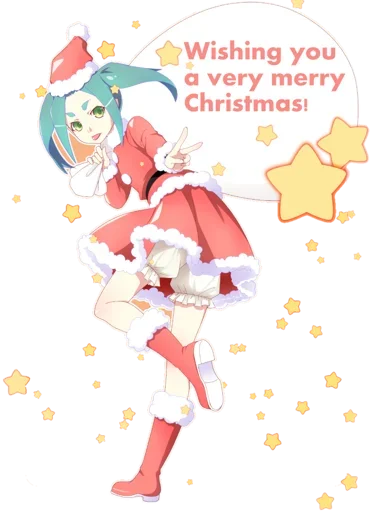 Стікер Telegram «Merry Christmas» 🎄