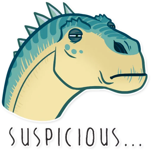 Dinosaurs stiker 😒
